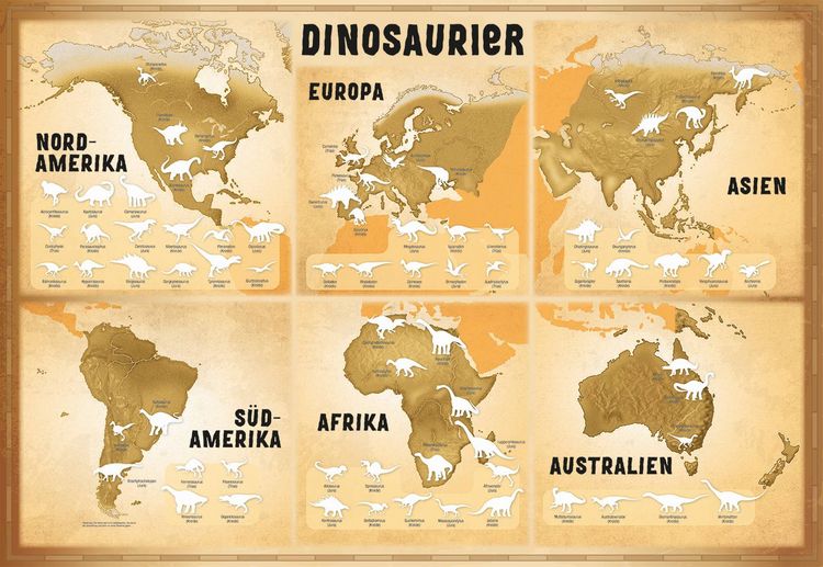 Produktbild: Glow-in-the-Dark Dinosaurier: Mein gro&szlig;er Stickeratlas