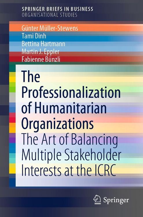 Produktbild: The Professionalization of Humanitarian Organizations