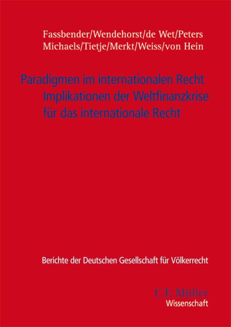Produktbild: Paradigmen im internationalen Recht
