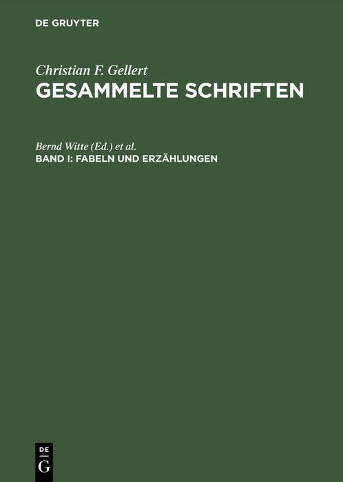 Produktbild: Fabeln und Erz&auml;hlungen