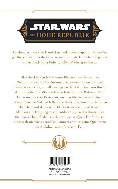 Produktbild: Star Wars Jugendroman: Die Hohe Republik - Flucht von Valo