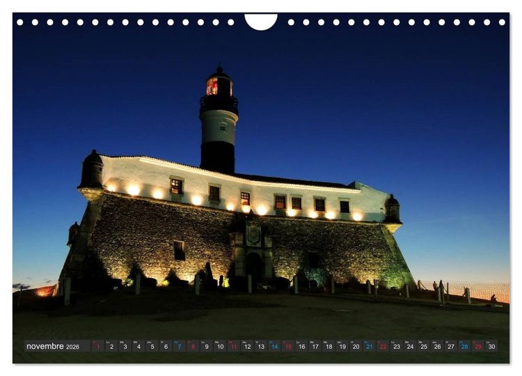 Produktbild: Salvador de Bahia &ndash; Br&eacute;sil (Calendrier mural 2026 DIN A4 vertical), CALVENDO calendrier mensuel