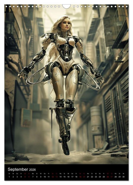Produktbild: CYBER SISTERS (Wandkalender 2026 DIN A3 hoch), CALVENDO Monatskalender
