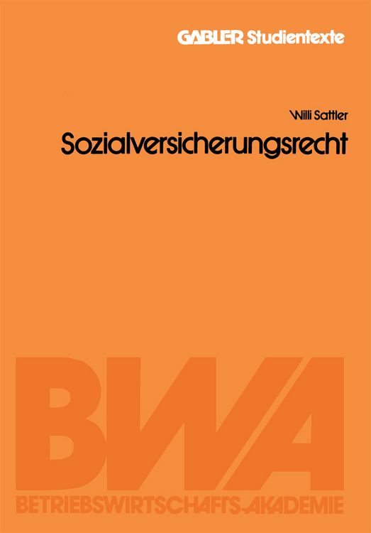 Produktbild: Sozialversicherungsrecht
