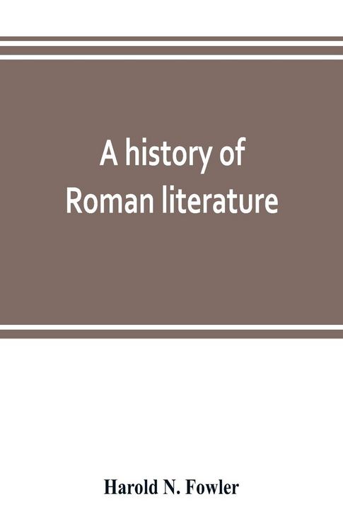 Produktbild: A history of Roman literature