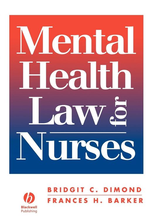 Produktbild: Mental Health Law for Nurses