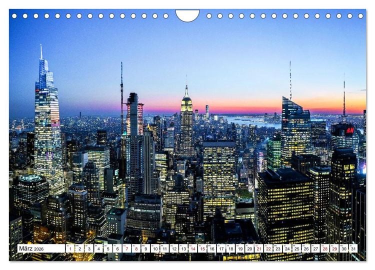 Produktbild: Wundervolles New York (Wandkalender 2026 DIN A4 quer), CALVENDO Monatskalender