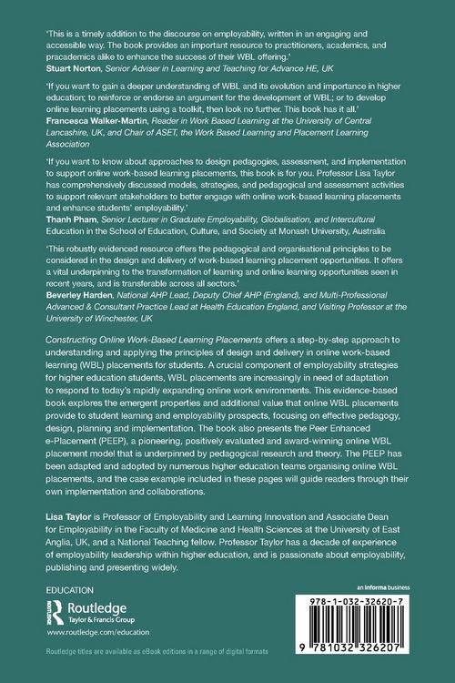 Produktbild: Constructing Online Work-Based Learning Placements
