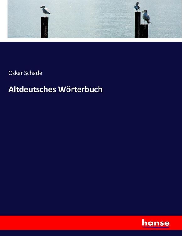 Produktbild: Altdeutsches W&ouml;rterbuch