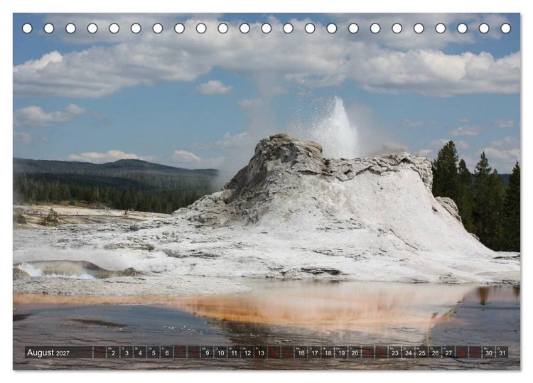 Produktbild: Farben des Yellowstone National Park 2027 (Tischkalender 2027 DIN A5 quer), CALVENDO Monatskalender