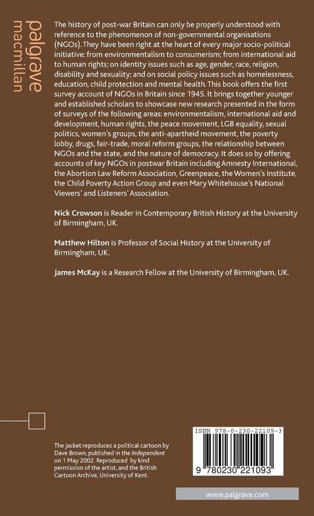 Produktbild: NGOs in Contemporary Britain