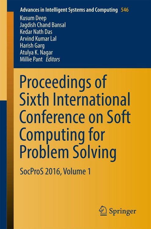 Produktbild: Proceedings of Sixth International Conference on Soft Computing for Problem Solving