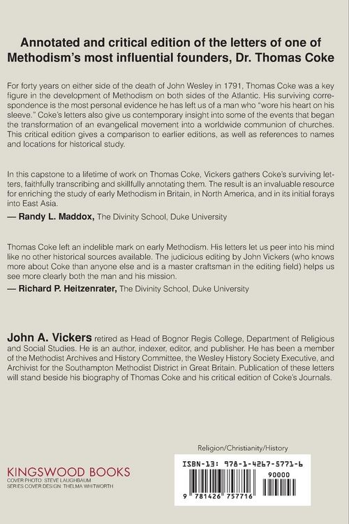 Produktbild: The Letters of Dr. Thomas Coke