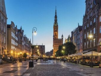 Produktbild: CALVENDO Puzzle Rathaus am Langen Markt in Danzig | 1000 Teile Lege-Gr&ouml;&szlig;e 64x48cm Foto-Puzzle f&uuml;r gl&uuml;ckliche Stunden