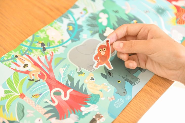 Produktbild: POPPIK - Sticker Box Wildtiere