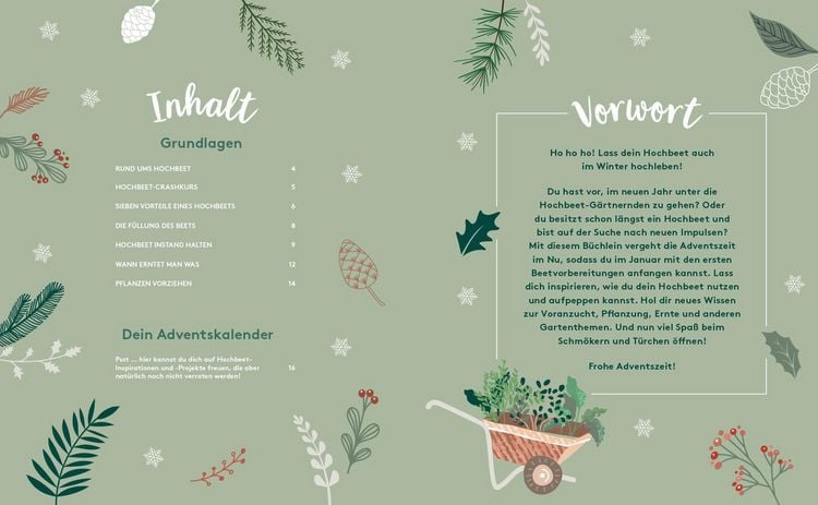 Produktbild: Mein Adventskalender-Buch &ndash; Ho, Ho, Hochbeetliebe