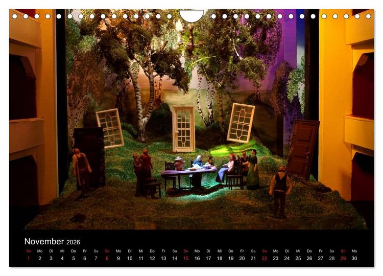 Produktbild: FASZINIERENDE THEATERR&Auml;UME (Wandkalender 2026 DIN A4 quer), CALVENDO Monatskalender