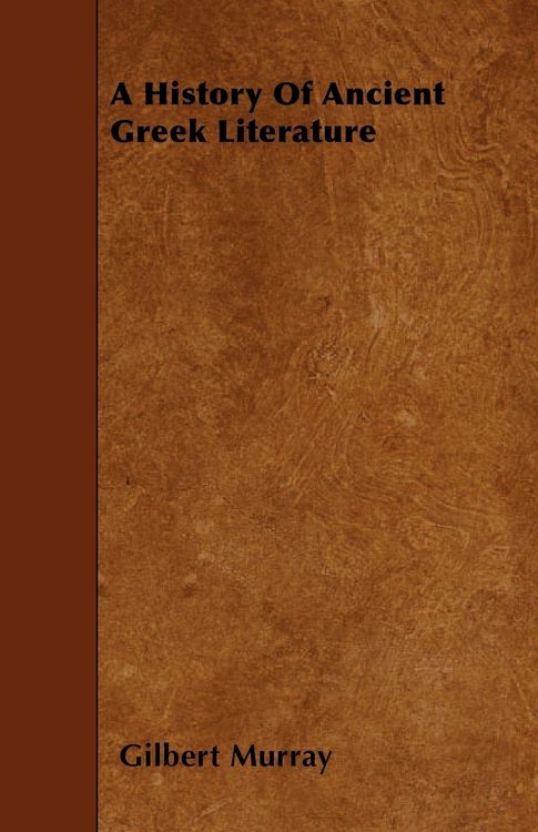 Produktbild: A History Of Ancient Greek Literature