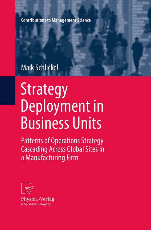 Produktbild: Strategy Deployment in Business Units