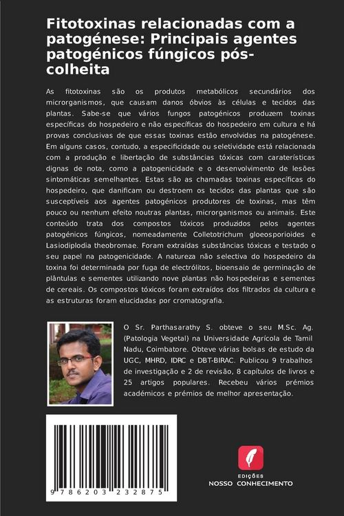Produktbild: Fitotoxinas relacionadas com a patog&eacute;nese: Principais agentes patog&eacute;nicos f&uacute;ngicos p&oacute;s-colheita