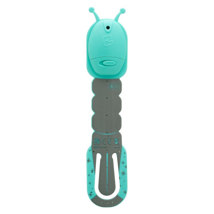 Produktbild: Flexilight Pals Leselicht (Aliens) - blau - 2 in 1 Leselampe & Lesezeichen - LED Leselicht - Geschenk für Leser, Buchliebhaber - Deutsche Ausgabe