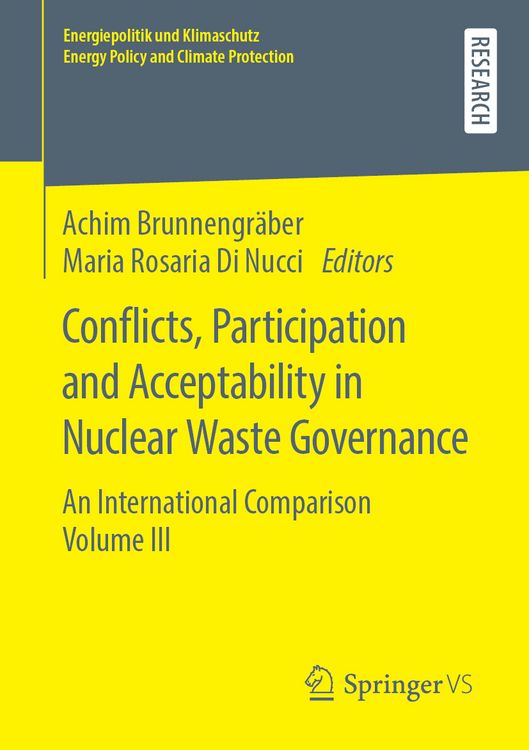 Produktbild: Conflicts, Participation and Acceptability in Nuclear Waste Governance
