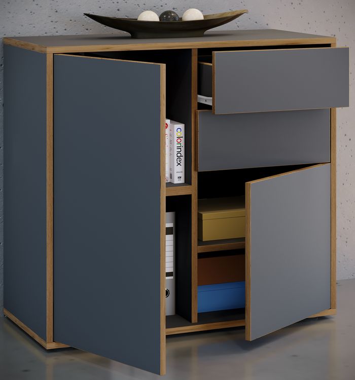 Produktbild: Holz Kommode Sideboard Salia Breite 80 Schublade