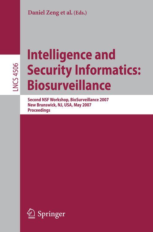 Produktbild: Intelligence and Security Informatics: Biosurveillance