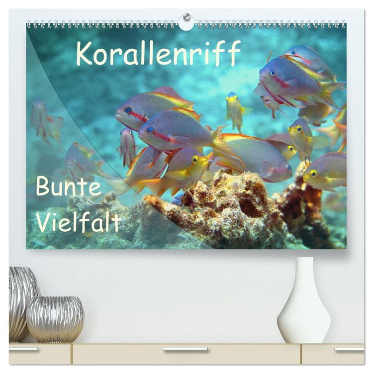 Produktbild: Bunte Vielfalt im Korallenriff (hochwertiger Premium Wandkalender 2026 DIN A2 quer), Kunstdruck in Hochglanz