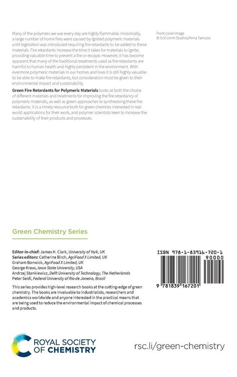 Produktbild: Green Fire Retardants for Polymeric Materials
