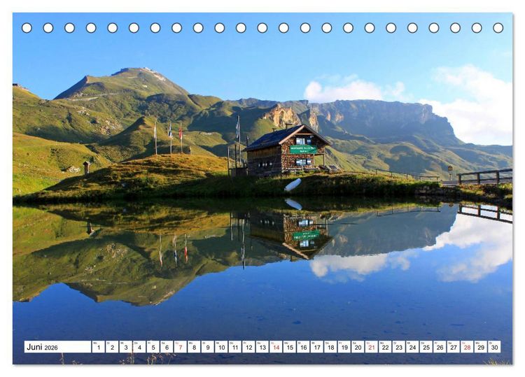 Produktbild: Rund um den Gro&szlig;glockner (Tischkalender 2026 DIN A5 quer), CALVENDO Monatskalender