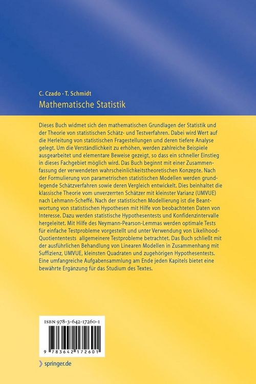 Produktbild: Mathematische Statistik