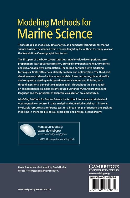 Produktbild: Modeling Methods for Marine Science