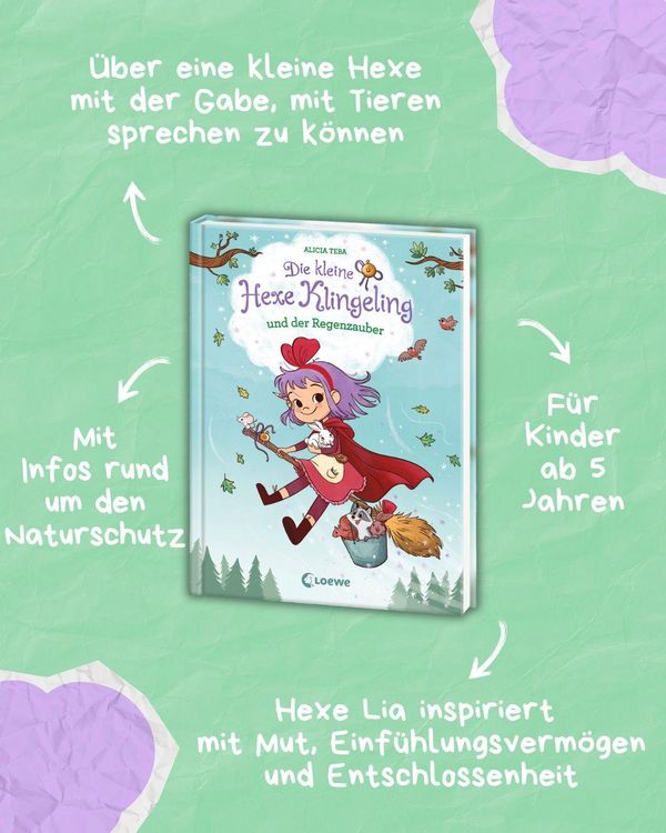 Produktbild: Die kleine Hexe Klingeling und der Regenzauber