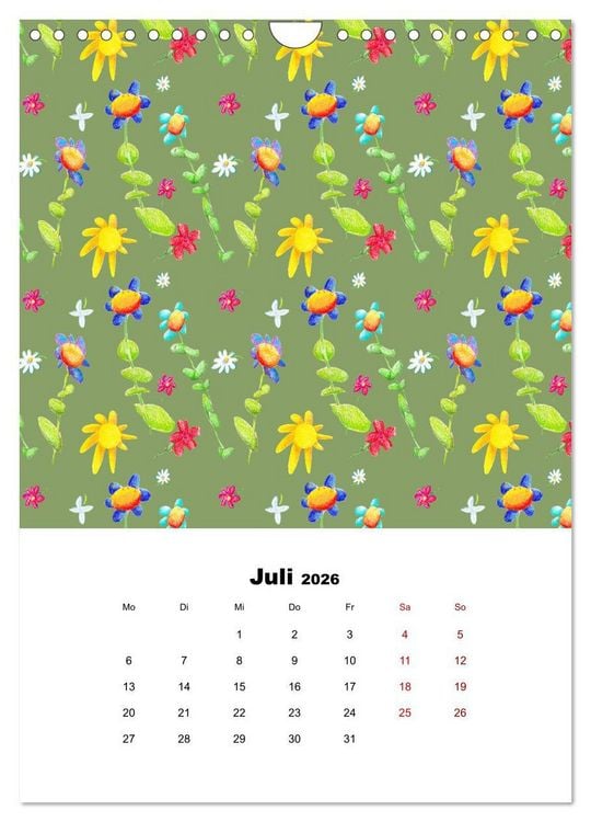 Produktbild: MUSTERMACKE (Wandkalender 2026 DIN A4 hoch), CALVENDO Monatskalender
