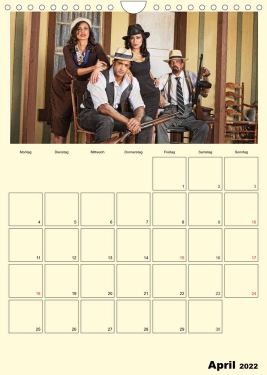 Produktbild: Die 20er Jahre. Gangster, Frauen und Kanonen (Wandkalender 2022 DIN A4 hoch)