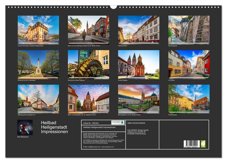 Produktbild: Heilbad Heiligenstadt Impressionen (Wandkalender 2026 DIN A2 quer), CALVENDO Monatskalender
