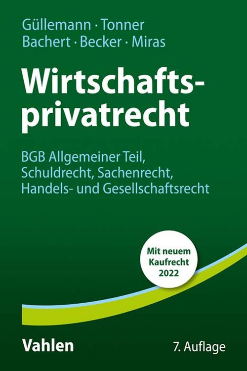 Produktbild: Wirtschaftsprivatrecht