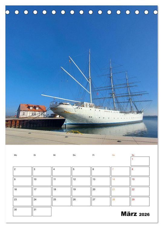 Produktbild: Bezauberndes Stralsund (Tischkalender 2026 DIN A5 hoch), CALVENDO Monatskalender