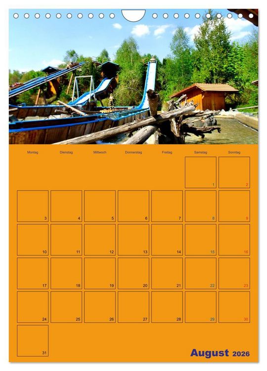 Produktbild: Freizeitparkmomente / Planer (Wandkalender 2026 DIN A4 hoch), CALVENDO Monatskalender