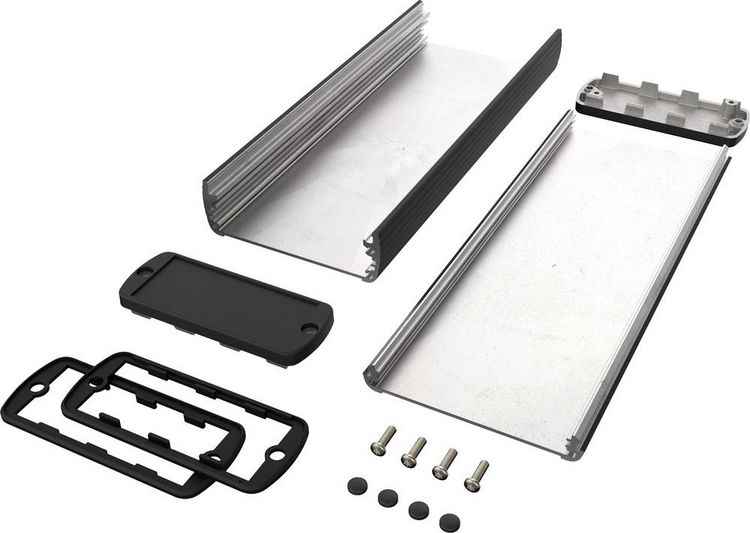 Produktbild: Bopla Alubos ABPH 800-200 84086200.HMT1 Profil-Geh&auml;use 200 x 82 x 32 Aluminium Schwarz 1St.