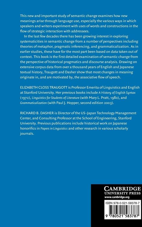 Produktbild: Regularity in Semantic Change