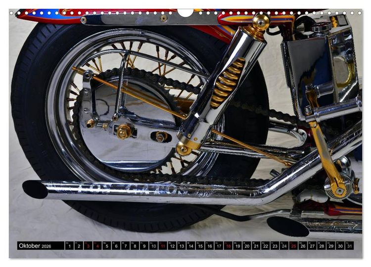 Produktbild: Harley Classic Chopper (Wandkalender 2026 DIN A3 quer), CALVENDO Monatskalender