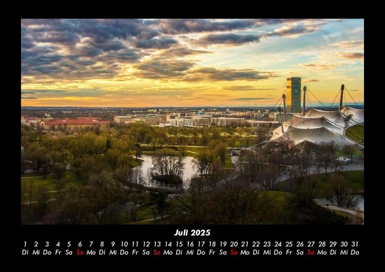 Produktbild: M&uuml;nchen 2025 Fotokalender DIN A3