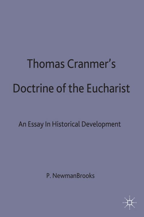 Produktbild: Thomas Cranmer's Doctrine of the Eucharist