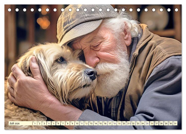 Produktbild: Emotionale Freundschaft (Tischkalender 2026 DIN A5 quer), CALVENDO Monatskalender