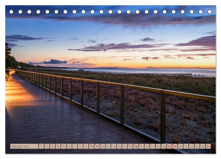 Produktbild: Zingst - die Ostsee von ihrer sch&ouml;nsten Seite (Tischkalender 2026 DIN A5 quer), CALVENDO Monatskalender
