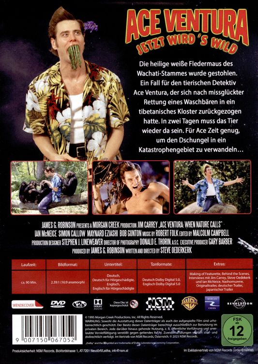 Produktbild: Ace Ventura 2 - Jetzt wird's wild