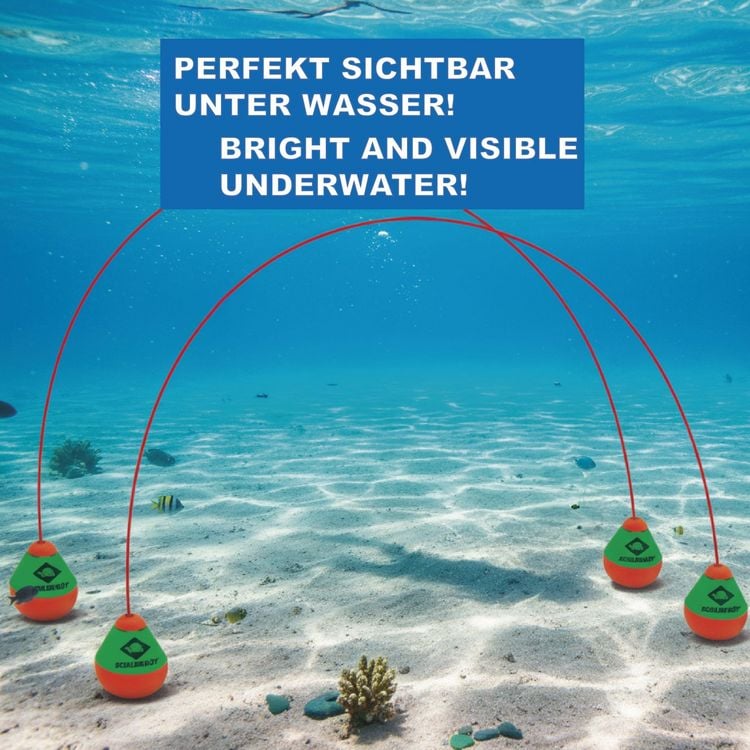 Produktbild: Schildkr&ouml;t 970324 - Tauchb&ouml;gen, 3-teilig, f&uuml;r Schwimm- und Tauchtaining ab 6 Jahren
