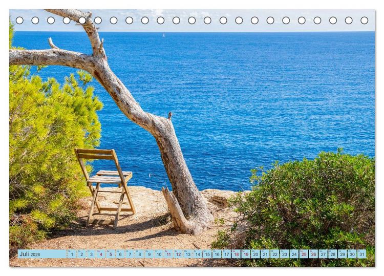 Produktbild: Mallorcas Ostk&uuml;sten-Momente (Tischkalender 2026 DIN A5 quer), CALVENDO Monatskalender